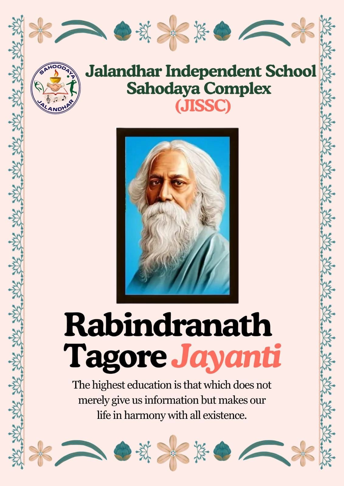 Rabindranath tagore jayanti