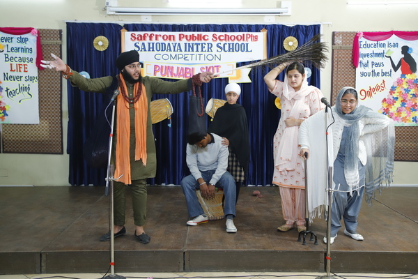 Sahodaya Inter School Punjabi Skit Competition At Saffron