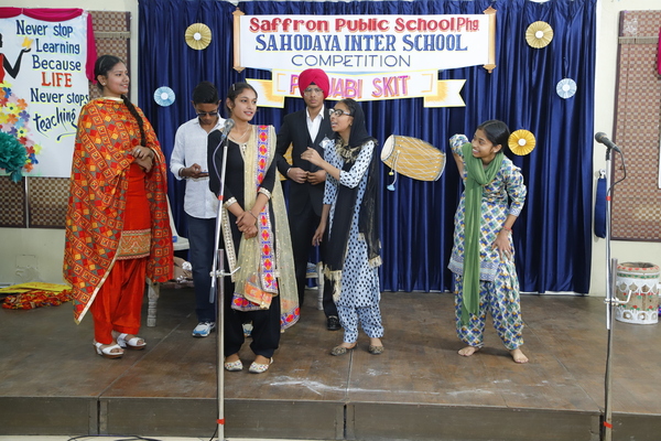 Sahodaya Inter School Punjabi Skit Competition At Saffron