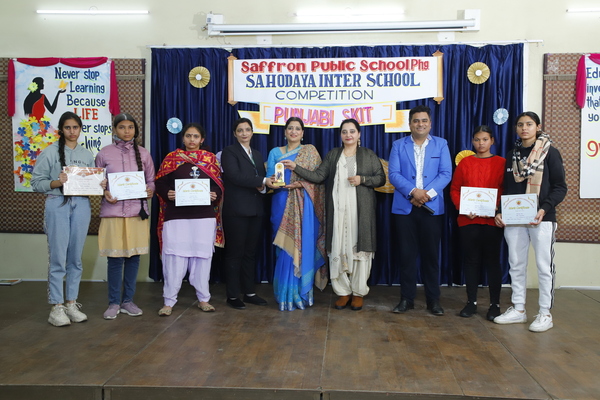 Sahodaya Inter School Punjabi Skit Competition At Saffron