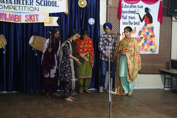 Sahodaya Inter School Punjabi Skit Competition At Saffron