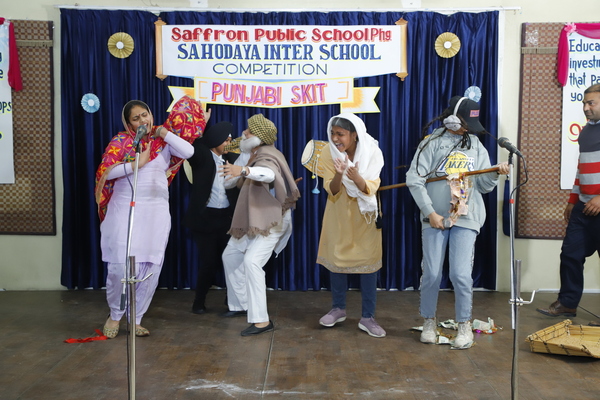 Sahodaya Inter School Punjabi Skit Competition At Saffron