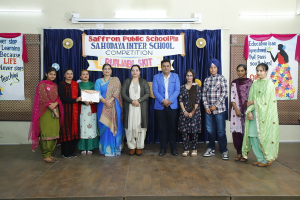 Sahodaya Inter School Punjabi Skit Competition At Saffron