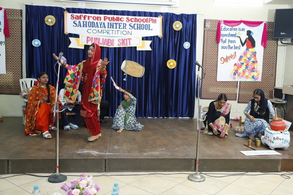 Sahodaya Inter School Punjabi Skit Competition At Saffron