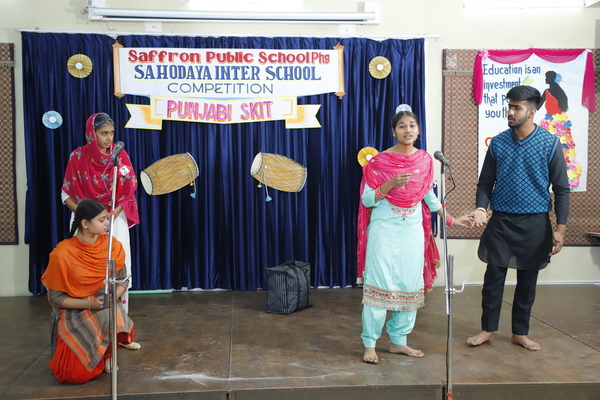 Sahodaya Inter School Punjabi Skit Competition At Saffron