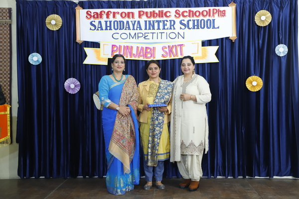 Sahodaya Inter School Punjabi Skit Competition At Saffron