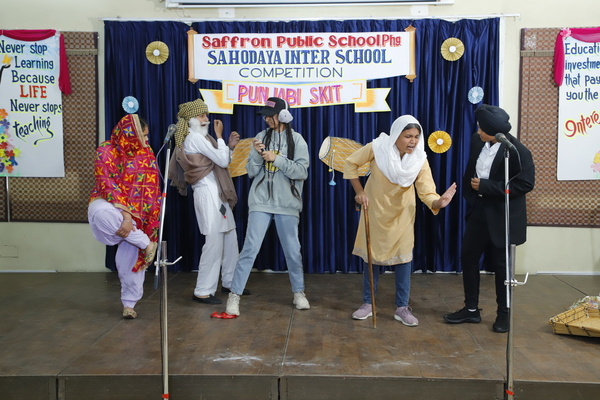 Sahodaya Inter School Punjabi Skit Competition At Saffron