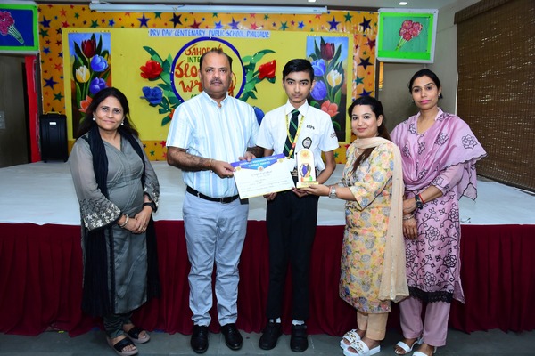 Sahodaya Inter School Slogan Writing Competition Hosted By DRV DAV CENTENARY PUBLIC SCHOOLPHILLAUR