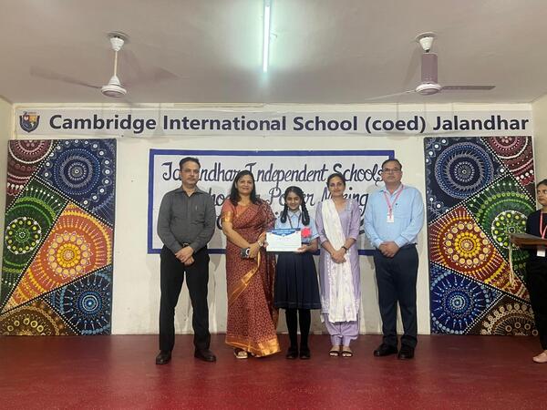 Poster Making Competition Hosted By Cambridge International (Co-Ed) Jalandhar