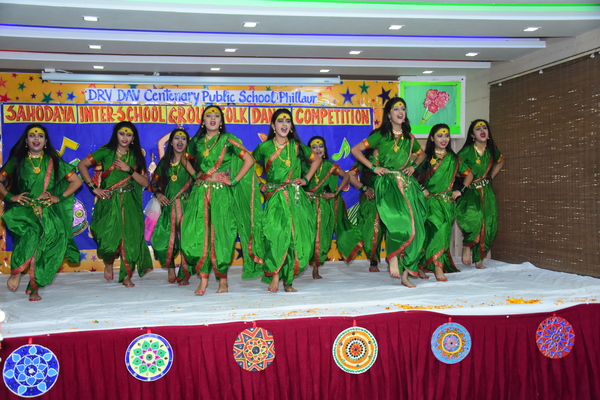 Inter School Folk Dance (group) Competition Hosted By DRV DAV Cent. Public School Phillaur