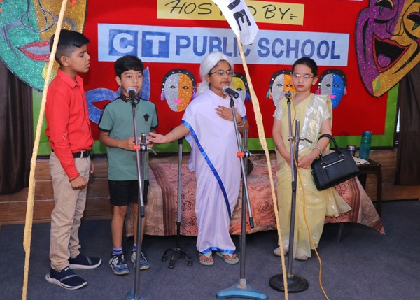 Jalandhar Inter School Sahodaya ROLE PLAY COMPETITION Hosted By C T Public School