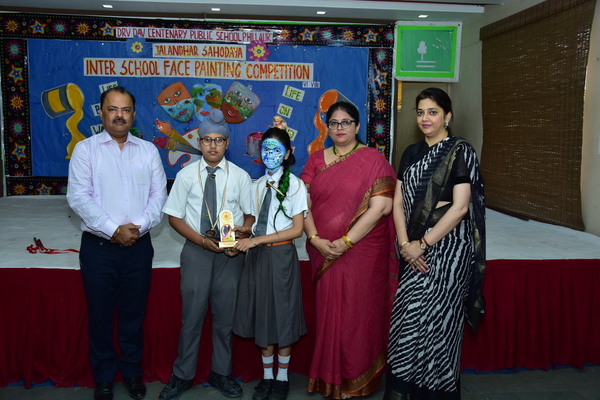 Jalandhar Sahodaya Inter School Face Painting Competition Hosted By DRV DAV Cenetary Public School