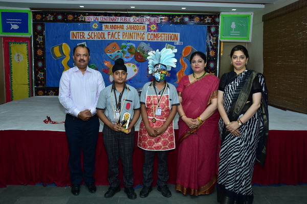 Jalandhar Sahodaya Inter School Face Painting Competition Hosted By DRV DAV Cenetary Public School