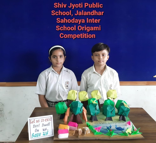 Sahodaya Inter School Origami Competition, Host - Sanskriti KMV School Jalandhar